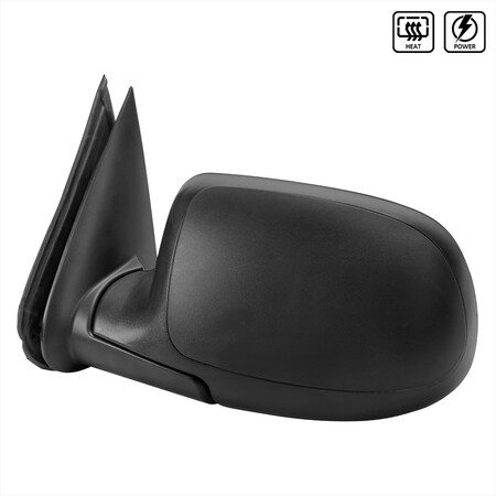Spec-D Tuning POWER HEATED SIDE MIRRORS MATTE BLACK - LEFT RMV-SIV99HP-FS-L